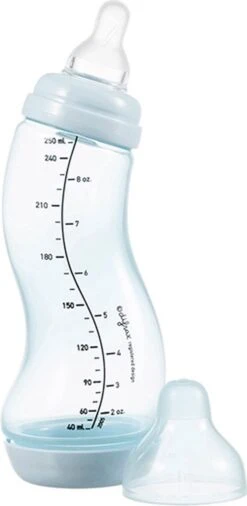 Difrax - S-Fles Natural - Babyfles Blauw- 0+ Maanden - 250ml 33 Difrax - S-Fles Natural - Babyfles Blauw- 0+ Maanden - 250ml -Pasgeborenen En Jonge Kinderen 586x1200 1