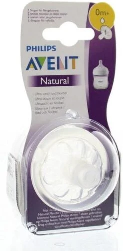 Philips Avent SCF041/27 Natural Speen - 0m+ - 2stuks -Pasgeborenen En Jonge Kinderen 591x1200 1