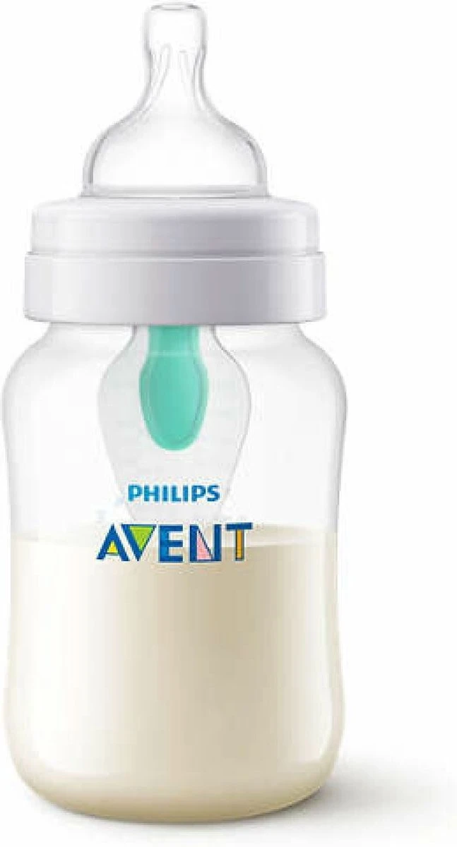Philips Avent SCD809/01 Anti-Colic Combi Babyfles (125ml) + (260ml) Met AirFree Ventiel 5 Philips Avent SCD809/01 Anti-Colic Combi Babyfles (125ml) + (260ml) Met AirFree Ventiel - Afbeelding 5