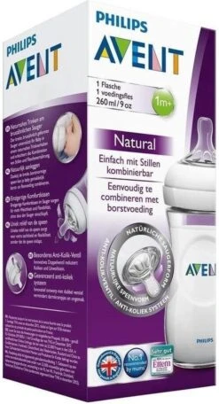 Philips Avent SCF033/17 Natural Babyfles - 1m+ - Langzame Toevoer 28 Philips Avent SCF033/17 Natural Babyfles - 1m+ - Langzame Toevoer -Pasgeborenen En Jonge Kinderen 650x1200 1