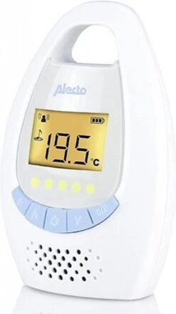 Alecto DBX-20 - Digitale Babyfoon Met Display - Wit/Blauw -Pasgeborenen En Jonge Kinderen 672x1200