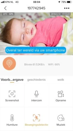 Rudolphy - Babyfoon Met Camera En Wifi- CloudEdge App Bediening - Temperatuur En Vochtmeter - Beweging En Geluidsmelder -Pasgeborenen En Jonge Kinderen 674x1200