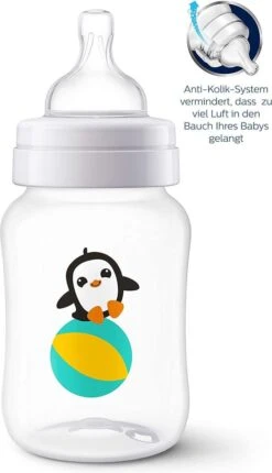 Philips AVENT SCD805/01 Anti-Colic Zuigfles Voor Pasgeborene 125 Ml 260 Ml Polypropyleen (PP) Transparant, Wit -Pasgeborenen En Jonge Kinderen 690x1200 1