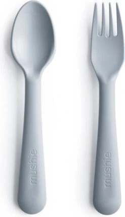 Mushie - Kinderservies Vork & Lepel - Bestek - Cloud -Pasgeborenen En Jonge Kinderen 694x1200 3
