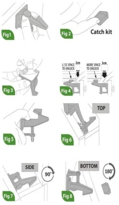 Sparkles Baby Safety Onzichtbare Lade- & Kastsloten Kinderbeveiliging - 12 Stuks - Zelfklevend -Pasgeborenen En Jonge Kinderen 699x1200 1