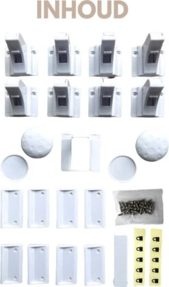 Merkloos Kinderslot Kastjes – Magnetisch – 8 Stuks – Incl. 2 Magneet Sleutels – Met 3M Tape – Geen Schroeven Nodig - Veiligheid Kinderen – Kast En Lade Beveiliging Kinderen -Pasgeborenen En Jonge Kinderen 705x1200 6