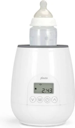 Alecto BW-700 - Snelle Digitale Flessenwarmer 500W Voor Opwarmen, Steriliseren En Ontdooien - Inclusief Stoomkap - Bediening Via Display - Wit -Pasgeborenen En Jonge Kinderen 706x1200 2