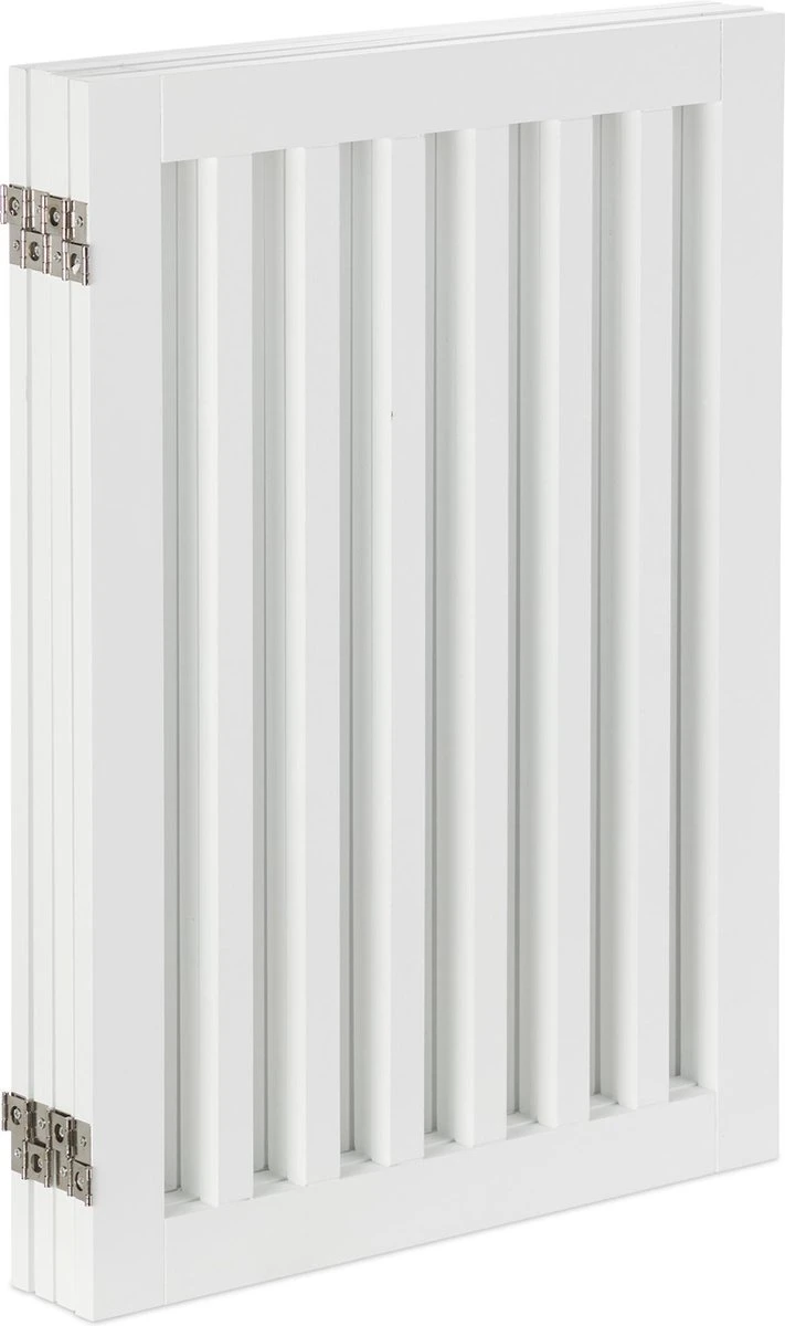 Relaxdays Kinderhekje Zonder Boren - Hondenhek Binnen - Haardhek - Wit - MDF - 70 Cm Hoog - 4 Panelen 8 Relaxdays Kinderhekje Zonder Boren - Hondenhek Binnen - Haardhek - Wit - MDF - 70 Cm Hoog - 4 Panelen - Afbeelding 8