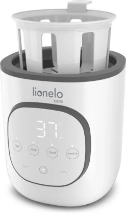 Lionelo Thermup 2.0 Flessenwarmer 5in1 - Verwarming Van Vloeistoffen En Eten - Sterilseren En Ontdooien - BPA-FREE - Overhittingsbeveiliging - Thermostaat - Automatische Uitschakeling Bij Watertekort -Pasgeborenen En Jonge Kinderen 713x1200