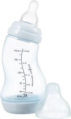 Difrax - S-Fles Natural - Babyfles Blauw- 0+ Maanden - 170ml 24 Difrax - S-Fles Natural - Babyfles Blauw- 0+ Maanden - 170ml -Pasgeborenen En Jonge Kinderen 720x1200 5