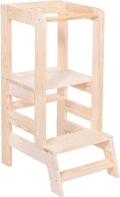 Leertoren Montessori | Leertoren Keukenhulp | Keukentoren | Leertoren Peuters | Stabiel -Pasgeborenen En Jonge Kinderen 735x1200 1