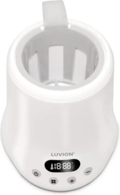 Luvion Eco Fast Deluxe 4 In 1 Flessenwarmer - Verwarmt Zeer Snel - Steriliseren Met Stoomkap - Warmhouden En Ontdooien -Pasgeborenen En Jonge Kinderen 736x1200