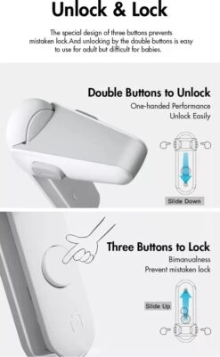 Merkloos Deurklink Vergrendeling Bekend Van TikTok - Deurklink Slot - Baby Veiligheid - Kinderslot Deur - Ook Voor Huisdieren -Pasgeborenen En Jonge Kinderen 739x1200 4