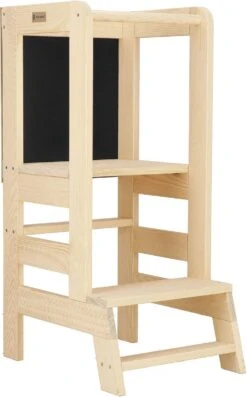 Springos Leertoren Montessori - Leertoren Keukenhulp - Keukentoren - Leertoren Peuters - Stabiel - Met Krijtbord -Pasgeborenen En Jonge Kinderen 747x1200 1