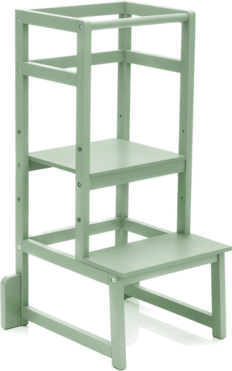 Fillikid Leertoren - Learning Tower - Keukentoren - Keukenhulp - Groen - Made In EU 1 Fillikid Leertoren - Learning Tower - Keukentoren - Keukenhulp - Groen - Made In EU