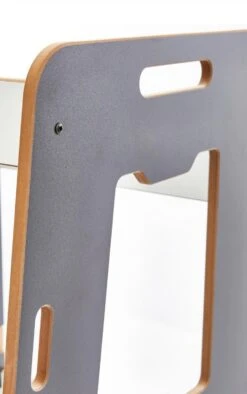 Minera ® - Antraciet Learning Tower - Keukentoren - Keukenhulp - Leertoren Montessori - Opstapje - Antislip Opstapje - Kindertrap - Leertoren Peuters - Leer Toren - Learning Tower - 0-6 Jaar -Pasgeborenen En Jonge Kinderen 753x1200 6