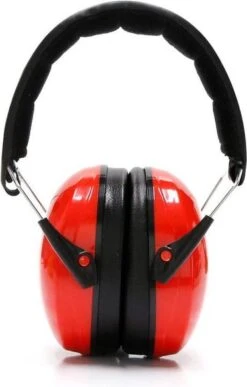 Merkloos Gehoorbeschermer Voor Kinderen- Rood - Kindergehoorbeschermer - Earmuffs - Geluidsdemping-SNR 25 Db-Veiligheid-Oorveiligheid-Studeren-oortjes-vliegtuig-slapen -Pasgeborenen En Jonge Kinderen 765x1200 2