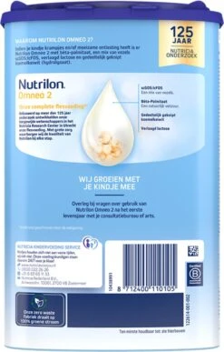 Nutrilon Omneo 2 – Flesvoeding Vanaf 6 Maanden – 800g -Pasgeborenen En Jonge Kinderen 766x1200 1