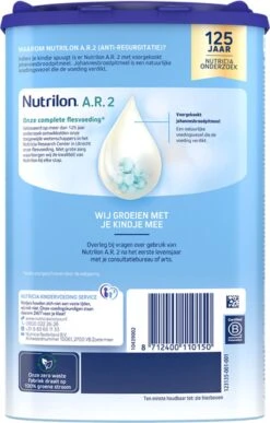 Nutrilon A.R. 2 – Flesvoeding Bij Spugen Vanaf 6 Maanden – 800g 14 Nutrilon A.R. 2 – Flesvoeding Bij Spugen Vanaf 6 Maanden – 800g -Pasgeborenen En Jonge Kinderen 766x1200