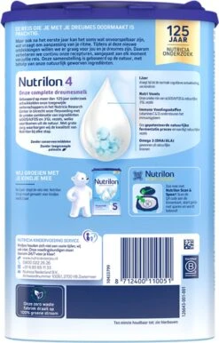 Nutrilon 4 Vanille Dreumesmelk – Flesvoeding Vanaf 1 Jaar – 800g -Pasgeborenen En Jonge Kinderen 767x1200 1