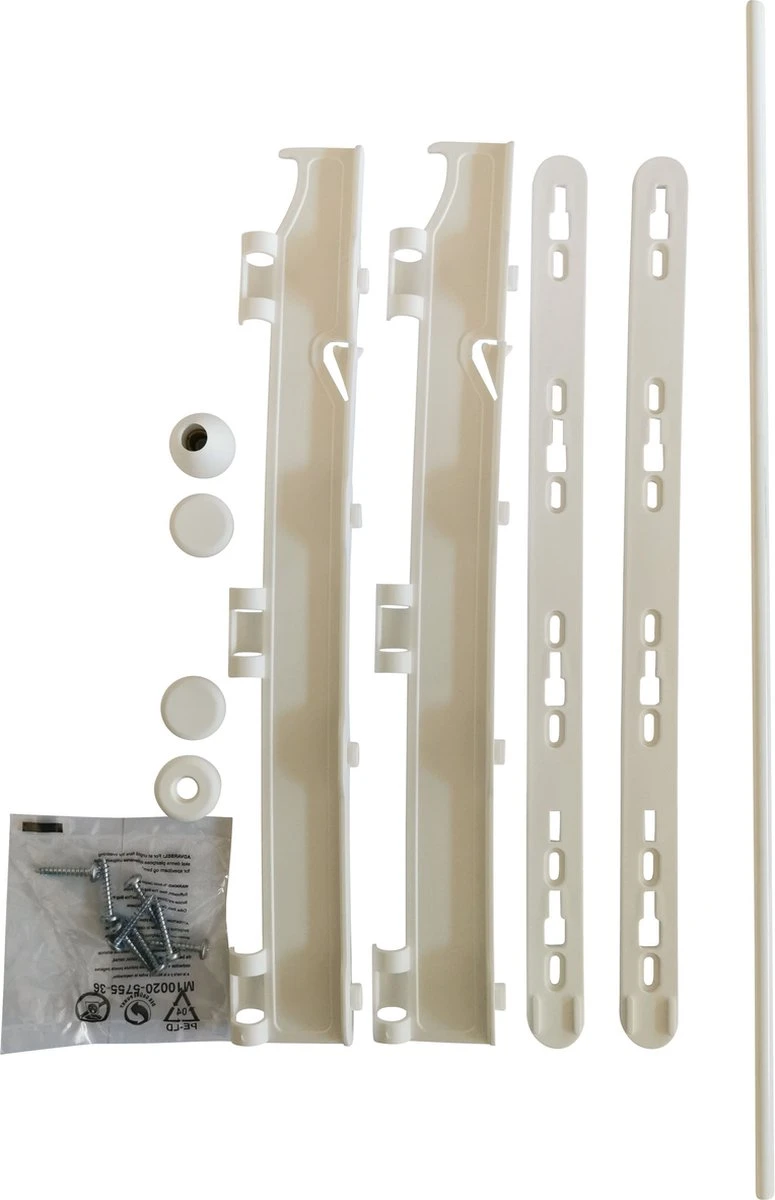 BabyDan Flex Traphekje 2 Deuren, 2x33cm 218cm Wit 9 BabyDan Flex Traphekje 2 Deuren, 2x33cm 218cm Wit - Afbeelding 9