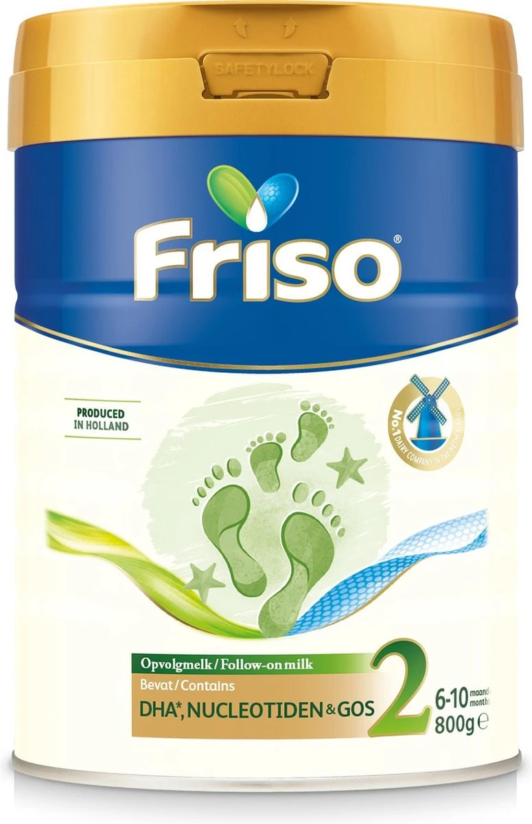 Friso 2 Babyvoeding - Opvolgmelk - 6 Tot 10 Maanden - 800g - Blik 1 Friso 2 Babyvoeding - Opvolgmelk - 6 Tot 10 Maanden - 800g - Blik