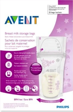 Philips Avent SCF603/25 - Bewaarzakken Voor Moedermelk - 25 Zakken - 180 Ml -Pasgeborenen En Jonge Kinderen 785x1200 2