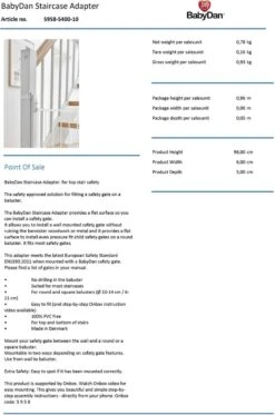 BabyDan Traphek Adapter -Pasgeborenen En Jonge Kinderen 794x1200 2