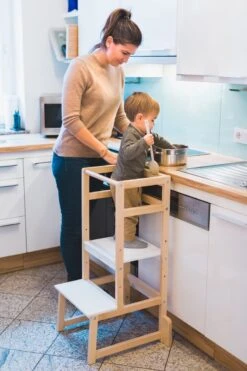 Fillikid Kinder Leertoren - Learning Tower - Nature - Made In EU