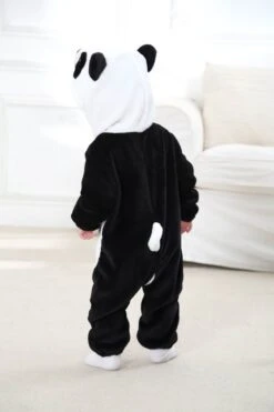 Budino Baby Romper Pyjama Onesie Pandabeer Dier - Wit Zwart - Maat 100 -Pasgeborenen En Jonge Kinderen 800x1200 123