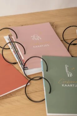 Bewaarbundel Geboorte Kaartjes - Great Memories - Roze - Design Octopus Met Goudfolie -Pasgeborenen En Jonge Kinderen 800x1200 66