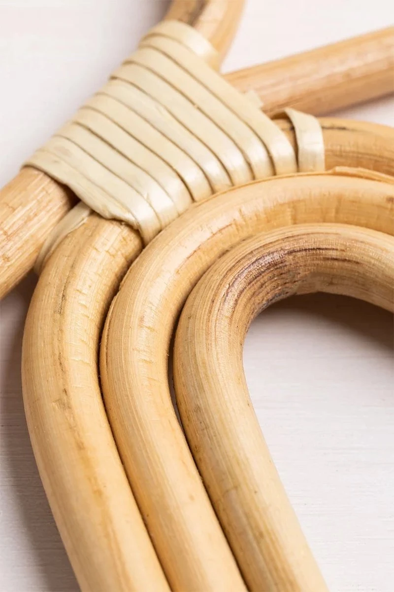 By Charley Fay - Kledinghangers - Rotan - Set Van 3 - Babykamer - Kinderkamer - 3 Stuks - Rainbow 6 By Charley Fay - Kledinghangers - Rotan - Set Van 3 - Babykamer - Kinderkamer - 3 Stuks - Rainbow - Afbeelding 6