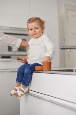 Jollein Kinderserviesset Siliconen 4-delig - Caramel -Pasgeborenen En Jonge Kinderen 801x1200 15