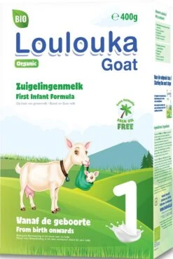 Loulouka 1 Geit – Biologische Zuigelingenmelk Op Basis Van Volle Geitenmelk – 400g -Pasgeborenen En Jonge Kinderen 803x1200 1