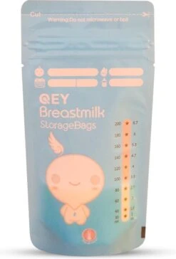 120 Stuks - Moedermelk Bewaarzakjes - Borstvoeding Zakjes - QEY (BPA Vrij) -Pasgeborenen En Jonge Kinderen 814x1200 2