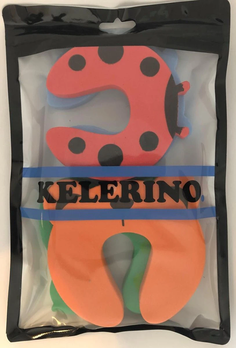 Set Van 4 Deurstoppers Van Foam - Veiligheids Deurstopper Kind / Baby - Klem Bescherming Voor Deuren En Ramen - Multicolour Dieren - KELERINO. 8 Set Van 4 Deurstoppers Van Foam - Veiligheids Deurstopper Kind / Baby - Klem Bescherming Voor Deuren En Ramen - Multicolour Dieren - KELERINO. - Afbeelding 8