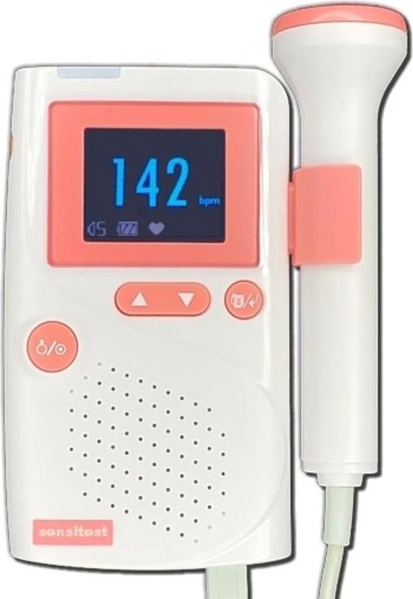 Luxe Doppler Digitaal 2-in-1 Met LCD Kleurenscherm - Hartslag Met Grafiek Weergave - Gratis Grote Tube Gel 2 Luxe Doppler Digitaal 2-in-1 Met LCD Kleurenscherm - Hartslag Met Grafiek Weergave - Gratis Grote Tube Gel - Afbeelding 2