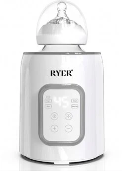 RYER Flessenwarmer 5 In 1 - LCD Scherm - Geschikt Voor Alle Babyflessen