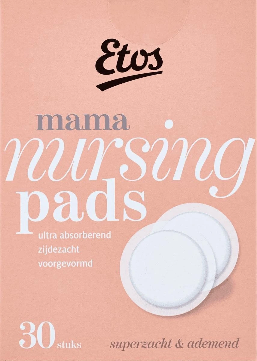 Etos Zoogcompressen - Voor Mama - 180 Stuks (6 X 30 Stuks) 2 Etos Zoogcompressen - Voor Mama - 180 Stuks (6 X 30 Stuks) - Afbeelding 2