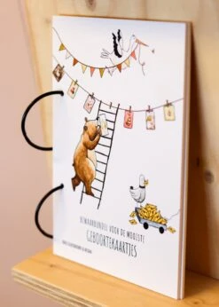 Juulz Illustrations - Bewaarbundel Geboortekaarten - Kraamcadeau - Geboortekaartjes Bewaren - Bewaarbundel -Pasgeborenen En Jonge Kinderen 856x1200 3
