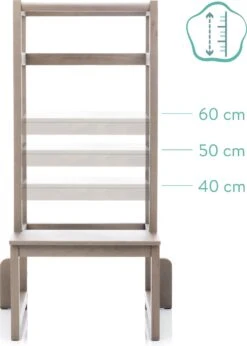 Fillikid Leertoren - Learning Tower - Grijs - Made In EU -Pasgeborenen En Jonge Kinderen 857x1200 4