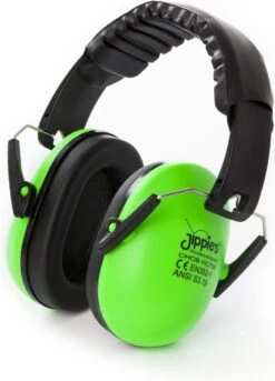 Jippie's - Gehoorbeschermer - Groen - Vanaf 1 Tot Ongeveer 16 Jaar