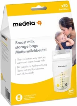 Medela Moedermelk Bewaarzakjes Moedermelkbewaarzakjes Medela Zakjes - Gemakkelijke Etiketteren - 180 Ml - 50 Stuks -Pasgeborenen En Jonge Kinderen 871x1200 2