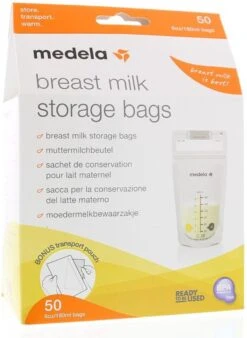 Medela Moedermelk Bewaarzakjes Moedermelkbewaarzakjes Medela Zakjes - Gemakkelijke Etiketteren - 180 Ml - 50 Stuks -Pasgeborenen En Jonge Kinderen 876x1200