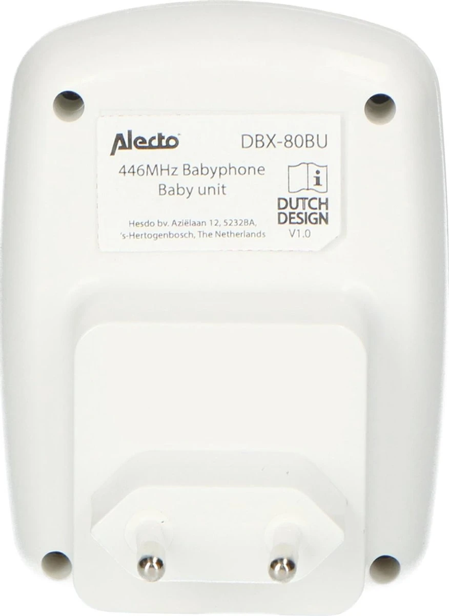 Alecto DBX-80BU - Extra Babyunit Voor DBX-80 - Wit/Antraciet 2 Alecto DBX-80BU - Extra Babyunit Voor DBX-80 - Wit/Antraciet - Afbeelding 2