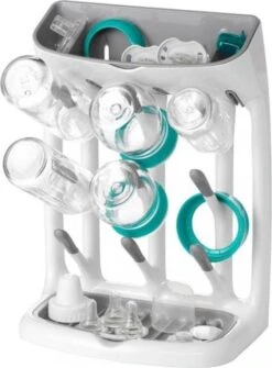 OXO Tot Flessendroogrek Baby - Compact Flessenrek - Flessenrek Baby - Afdruiprek Babyfles - Droogrek Flessen Baby -Grey -Pasgeborenen En Jonge Kinderen 885x1200 2