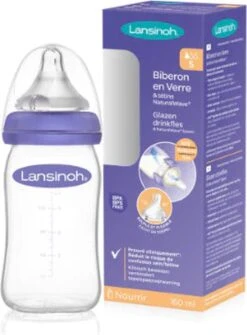 Lansinoh 240 Ml - Plastic Fles - Natural Wave Fles 75880 -Pasgeborenen En Jonge Kinderen 885x1200 4