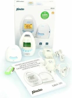 Alecto DBX-20 - Digitale Babyfoon Met Display - Wit/Blauw -Pasgeborenen En Jonge Kinderen 888x1200 2