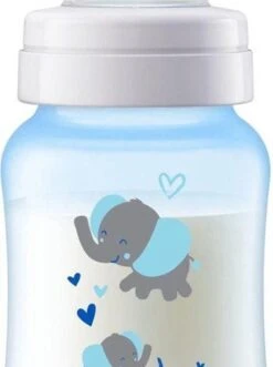 Philips Avent Anti-colic SCF821/15 - Babyfles (260 Ml) - 1 Stuk - Blauw -Pasgeborenen En Jonge Kinderen 896x1200