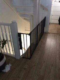 BabyDan Flex Traphekje 2 Deuren, 2x20cm 192cm Zwart